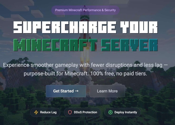 LaunchMC homepage. LaunchMC homepage.