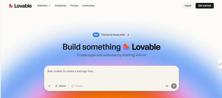 Lovable.dev Homepage