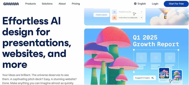 Gamma.app Homepage