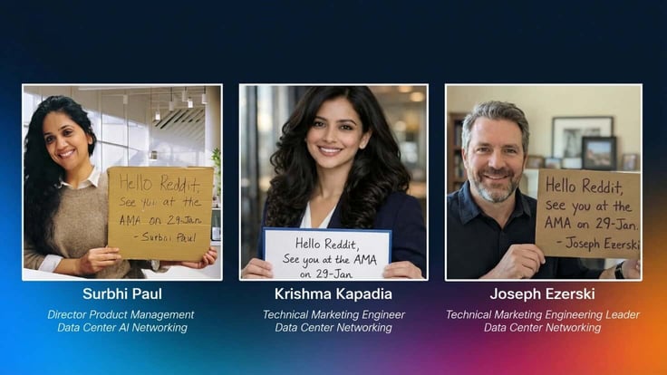Graphic showing who participated in Cisco's Reddit AMA