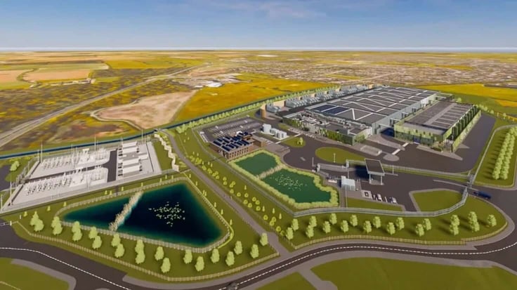 Google's new Waltham Cross data center in London, UK. Google's new Waltham Cross data center in London, UK.