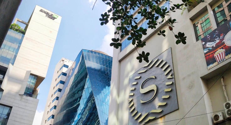 A view of the Sheraton hotel in Dhaka, Bangladesh, featuring contemporary architecture and urban development A view of the Sheraton hotel in Dhaka, Bangladesh, featuring contemporary architecture and urban development