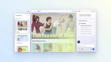 Screenshot of Wix Harmony demo