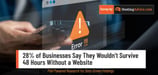 28% of Businesses Say They Wouldn’t Survive 48 Hours Without a Website