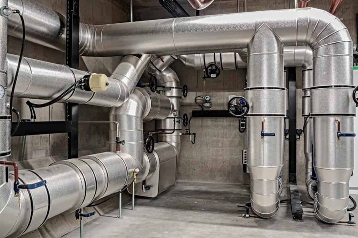 The connection to Genevaâs district heating network The connection to Genevaâs district heating network