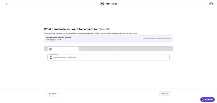 Connect a new domain to your WordPress and Hostinger site Connect a new domain to your WordPress and Hostinger site