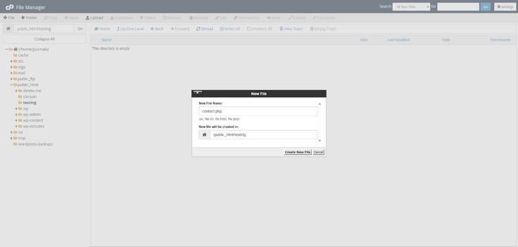 go with contact.php file name