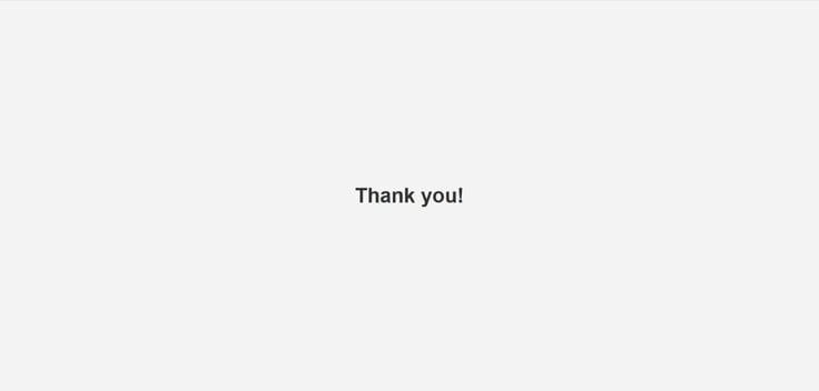 Thank you page for cPanel code generator 