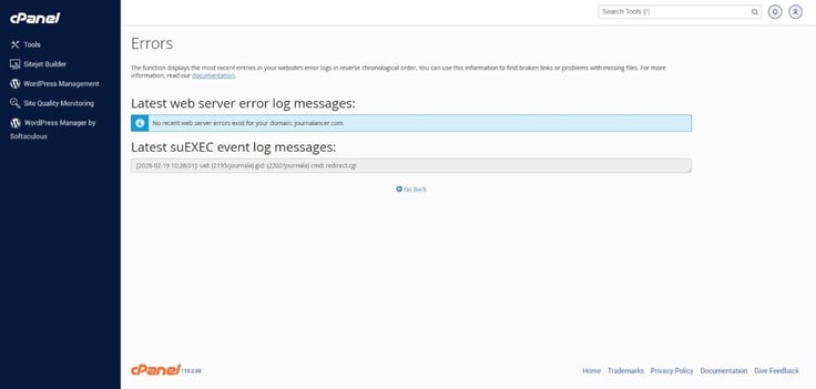 PHP code  âWhite Screen of Deathâ (a blank page) usually means that a fatal error occurred