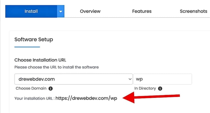 Your installation URL will have /wp at the end and your domain .com