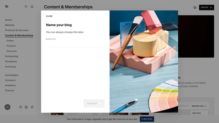 name your blog