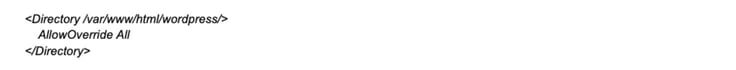 Apache override code