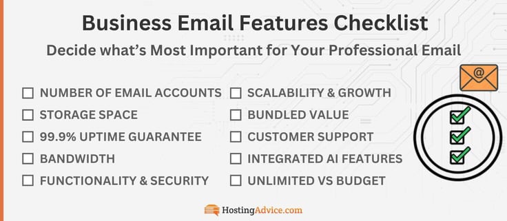 Business Email Features Checklist