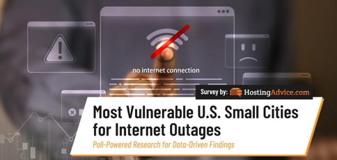 Most Vulnerable Small Cities For Internet Outages