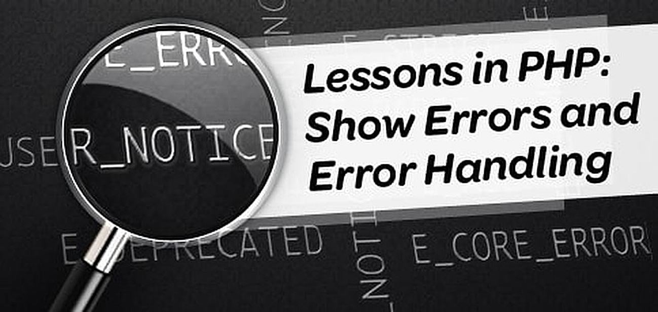 PHP 7 - Error Handling