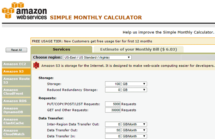 Aws billing