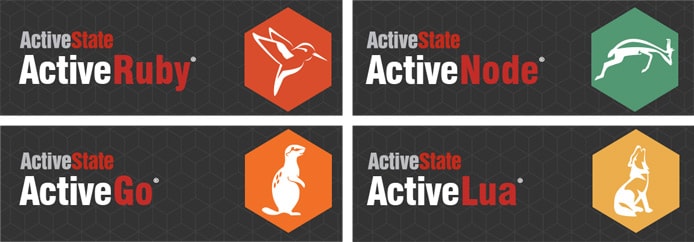 ActiveRuby, ActiveNode, ActiveGo, and ActiveLua Logos for ActiveRuby, ActiveNode, ActiveGo, and ActiveLua