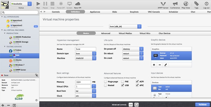 Archipel Screenshot of Archipel interface