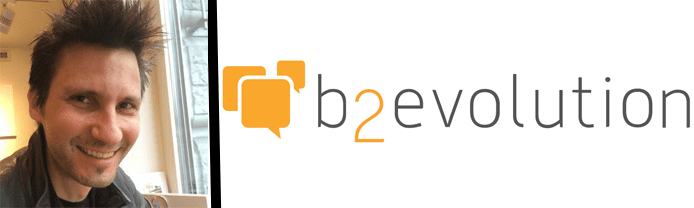 François Planque François Planque's headshot and b2evolution logo