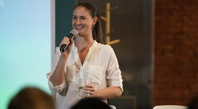 Julia Barrett, Global Program Director of Salesforce for Startups Photo of Julia Barrett