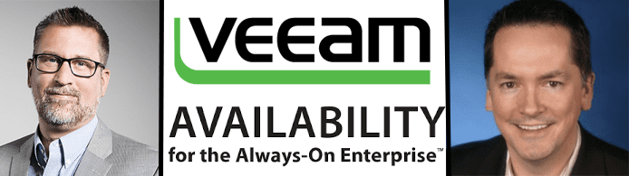 Doug Hazelman, Veeam VP of Product Strategy, and Paul Mattes, Veeam VP of Global Cloud Group Photo of Doug Hazelman and Paul Mattes