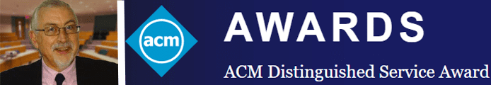 ACM 2015 Distinguished Service Award Photo of Ron Perrott