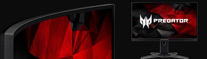 Graphics illustrating curved monitor Graphics illustrating curved monitor
