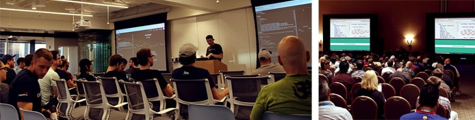 Collage of CodePen Presentation Mode Collage of CodePen Presentation Mode