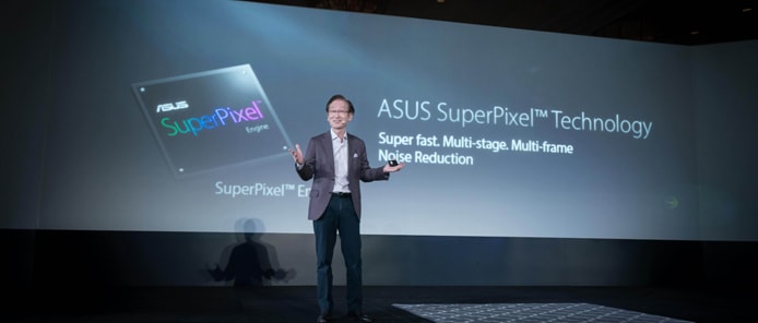Photo of ASUS Chairman Jonney Shih on stage at CES 2017 Photo of ASUS Chairman Jonney Shih on stage at CES 2017