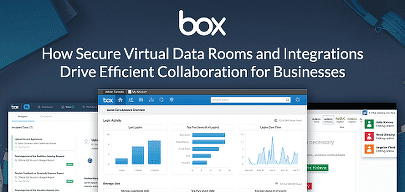 How Box™ Secure Virtual Data Rooms and Leading App Integrations Drive Efficient Collaboration for Large-Scale Businesses How Box™ Secure Virtual Data Rooms and Leading App Integrations Drive Efficient Collaboration for Large-Scale Businesses