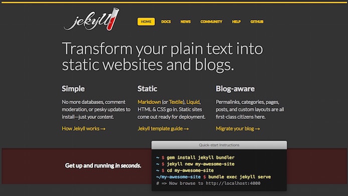 Jekyll screenshot