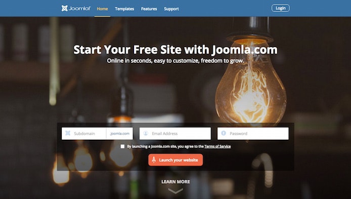 Joomla screenshot