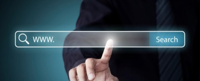 Image of someone searching for a domain name Image of someone searching for a domain name