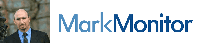 Charlie Abrahams's headshot and MarkMonitor logo Charlie Abrahams's headshot and MarkMonitor logo