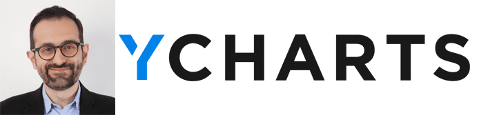 Ara Anjargolian's headshot and the YCharts logo Ara Anjargolian's headshot and the YCharts logo