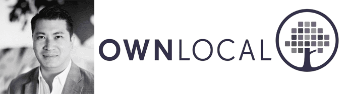 Landon Morales's headshot and the OwnLocal logo Landon Morales's headshot and the OwnLocal logo