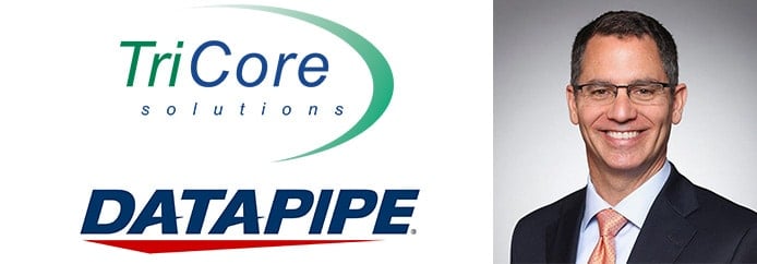 Rackspace CEO Joe Eazor and logos of Datapipe and TriCore Solutions Rackspace CEO Joe Eazor and logos of Datapipe and TriCore Solutions