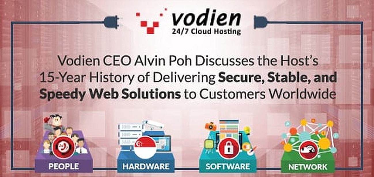Vodien CEO Alvin Poh Discusses the Host’s 15-Year History of Delivering Secure, Stable, and Speedy Web Solutions to Customers Worldwide Vodien CEO Alvin Poh Discusses the Host’s 15-Year History of Delivering Secure, Stable, and Speedy Web Solutions to Customers Worldwide