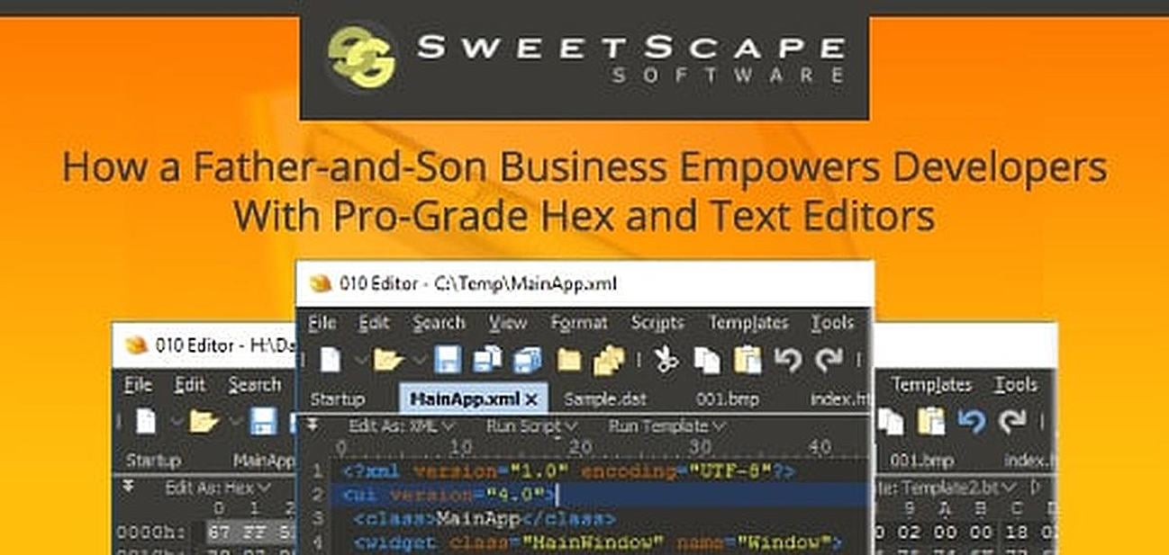 Co-Founder Graeme Sweet Talks SweetScape Software — A Father-and-Son Business Empowering Developers With Pro-Grade Hex and Text Editors Co-Founder Graeme Sweet Talks SweetScape Software — A Father-and-Son Business Empowering Developers With Pro-Grade Hex and Text Editors