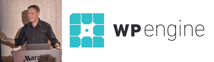 David Vogelpohl's headshot and the WP Engine logo David Vogelpohl's headshot and the WP Engine logo