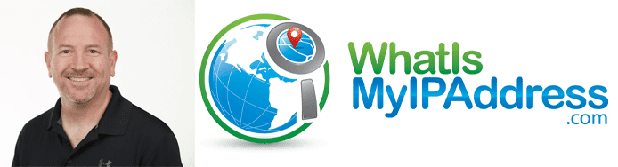 Chris Parker's headshot and the WhatIsMyIPAddress logo Chris Parker's headshot and the WhatIsMyIPAddress logo