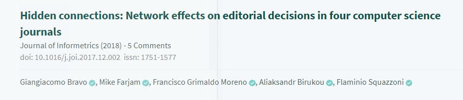 Screenshot of an article topic on PubPeer Screenshot of an article topic on PubPeer