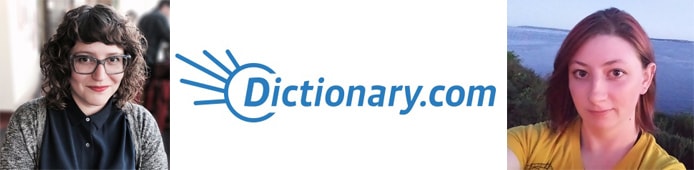 Images of Jane Soloman, Lauren Sliter, and the Dictionary.com logo Images of Jane Soloman, Lauren Sliter, and the Dictionary.com logo