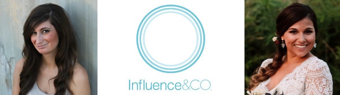 Images of Taylor Oster and Natalie Slyman with the Influence and Co. logo Images of Taylor Oster and Natalie Slyman with the Influence and Co. logo