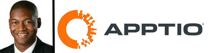 Jarod Greene's headshot and the Apptio logo Jarod Greene's headshot and the Apptio logo