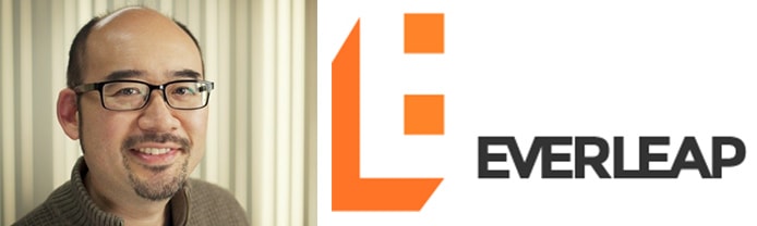 Images of Takeshi Eto and Everleap logo Images of Takeshi Eto and Everleap logo