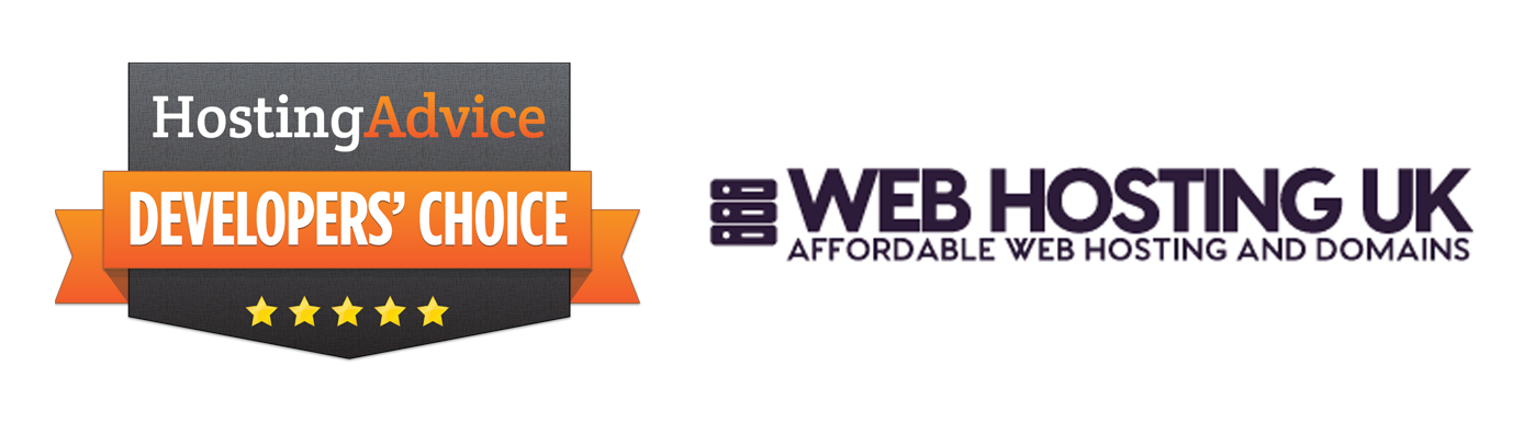 Developers' Choice badge and the Web Hosting UK logo Developers' Choice badge and the Web Hosting UK logo