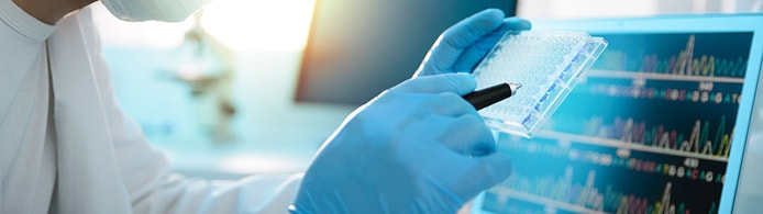 Image of a scientist conducting research Image of a scientist conducting research