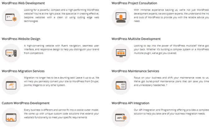 Screenshot of WisdmLabs' WordPress solutions Screenshot of WisdmLabs' WordPress solutions