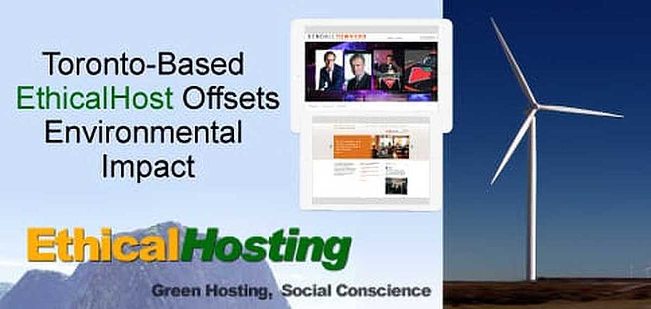 Sustainable Hosting: EthicalHost Founder John MacKenzie Details How the Toronto-Based Provider Offsets Its Environmental Impact Sustainable Hosting: EthicalHost Founder John MacKenzie Details How the Toronto-Based Provider Offsets Its Environmental Impact